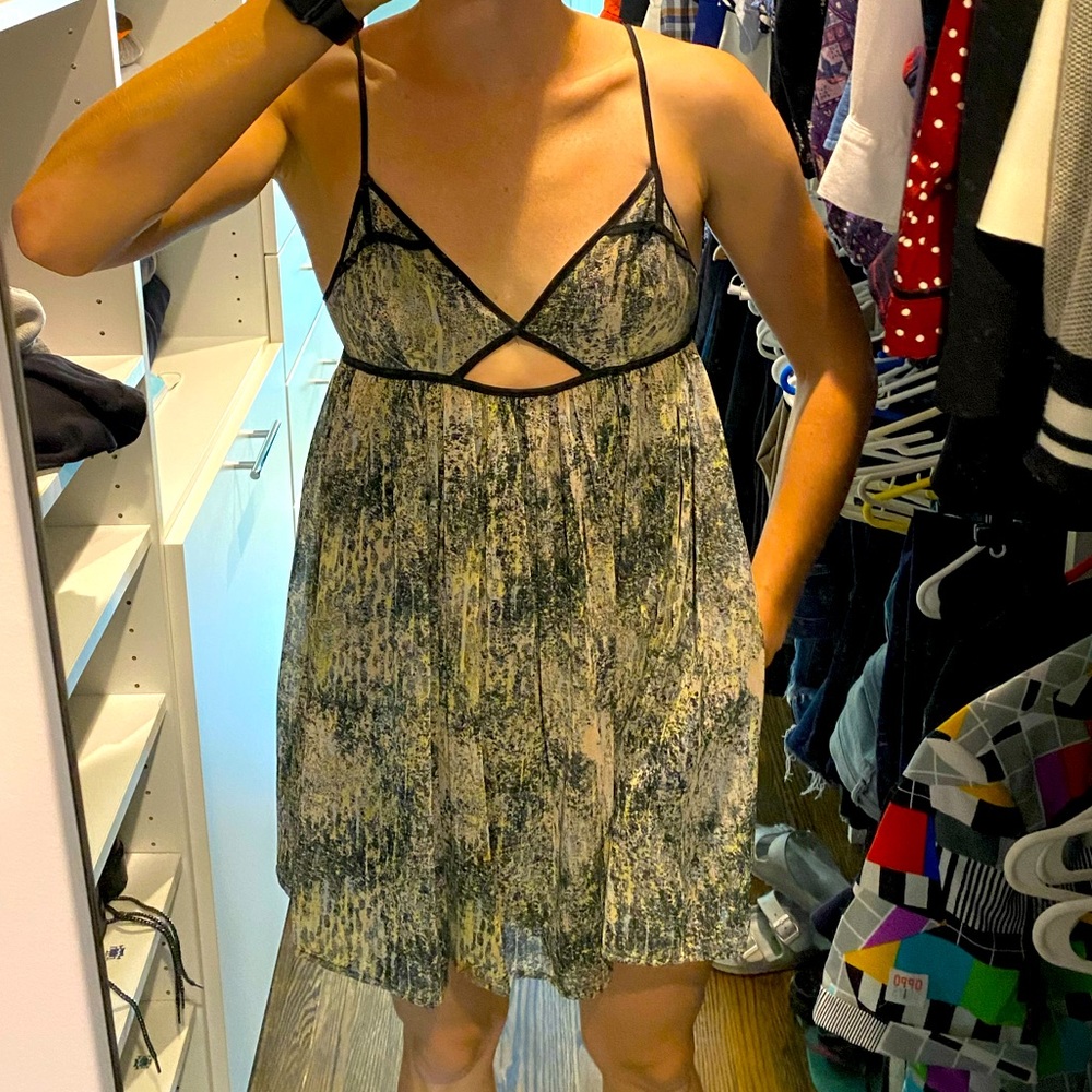 Topshop Front Cutout Dress